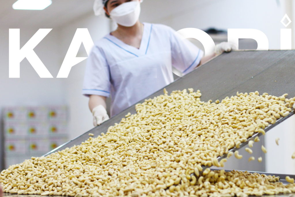cashews making process - quy trình làm hạt điều